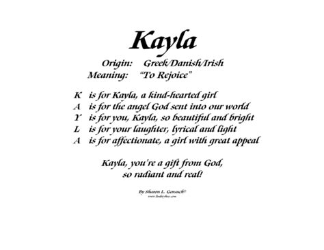 Kayla Name Meaning: Origin and Significance